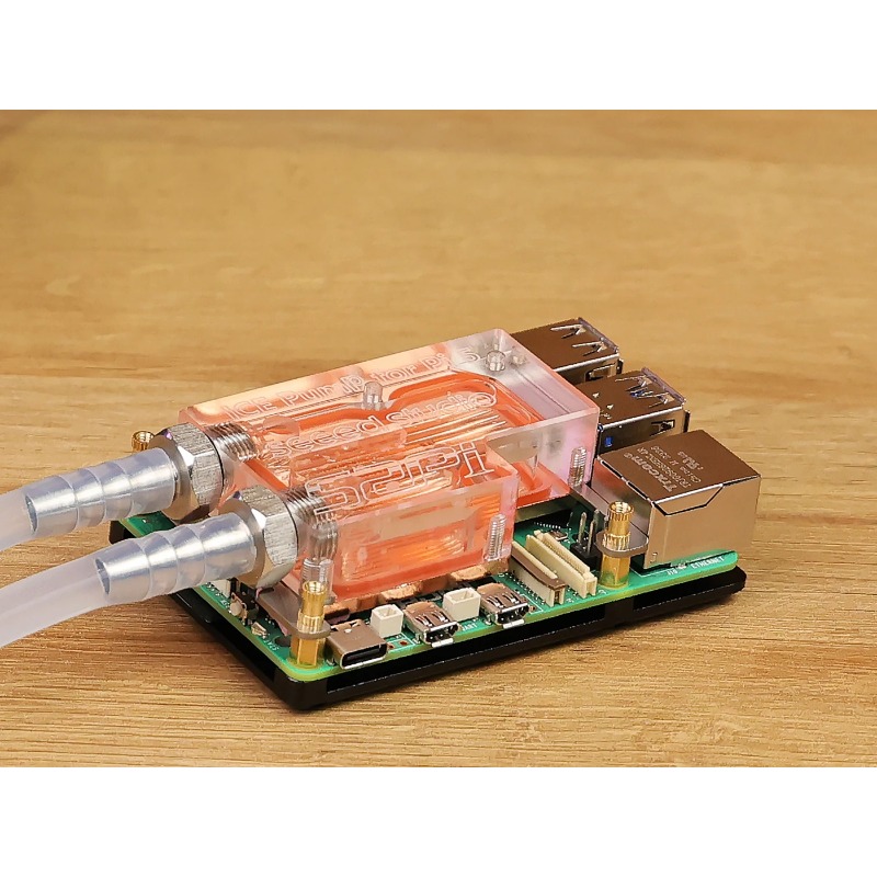 Raspberry Pi Water Cooling Kit - Kit de Refrigeración Líquida Ultrafino para