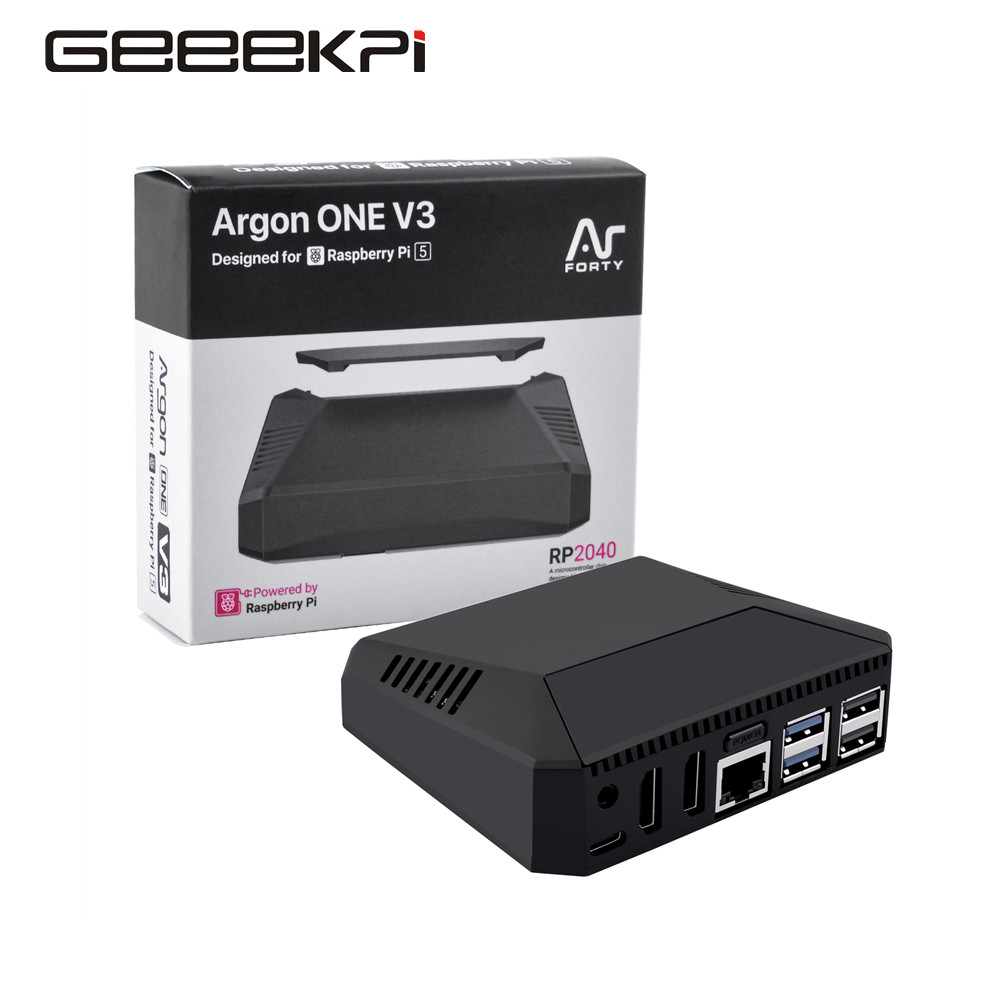 Argon One V3 M.2 Nvme Case - Carcasa de aluminio Argon ONE V3