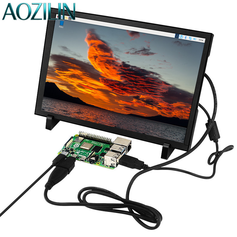 AOZILIN, monitor HD pequeño co - Raspberry Pi 10.1 Inch Capacitive Touch Screen Ips reseña y precio