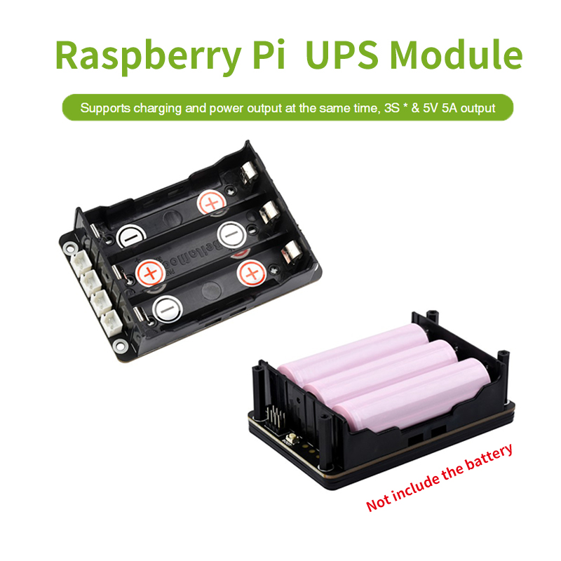 Raspberry Pi 5 UPS HAT soporta - Raspberry Pi Uninterrupted Power Supply Ups 18650 reseña y precio