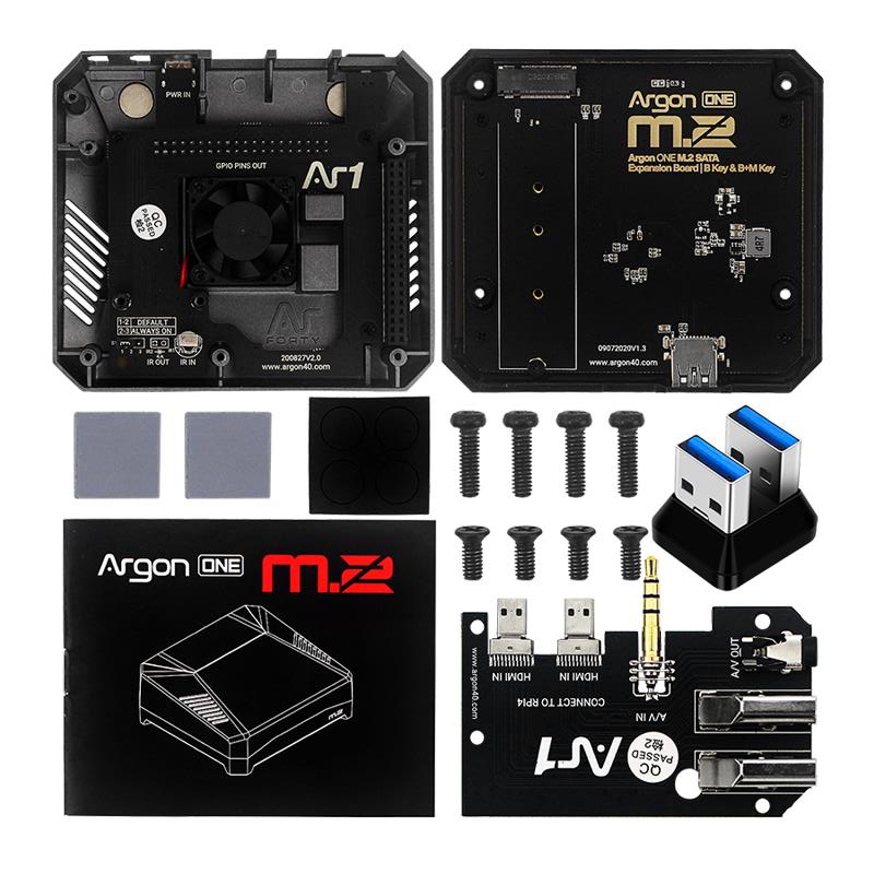 Carcasa Argon ONE M.2, con rev - Argon One V3 M.2 Nvme Case reseña y precio