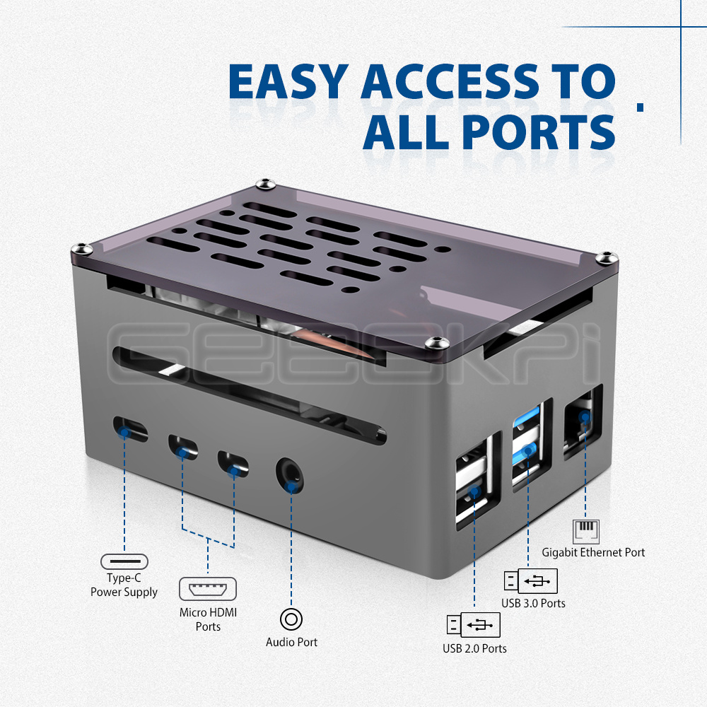 GeeekPi Caja de ladrillo de al - Argon One V3 M.2 Nvme Case reseña y precio