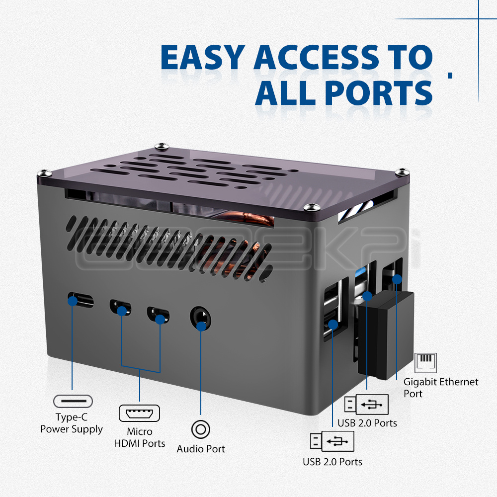 GeeekPi Caja de ladrillo de al - Argon One V3 M.2 Nvme Case reseña y precio