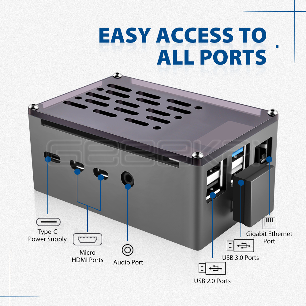 GeeekPi Caja de ladrillo de al - Argon One V3 M.2 Nvme Case reseña y precio
